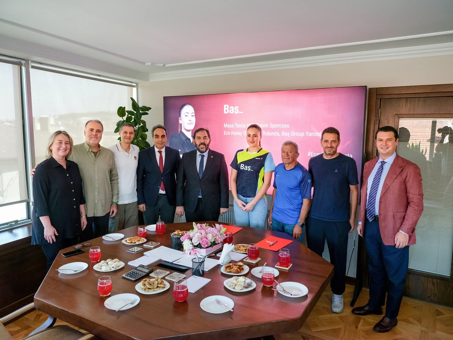 Baş Group’tan Milli Masa Tenisçi Ece Haraç’a 2028 Los Angeles Olimpiyatları Yolunda Sponsorluk Desteği