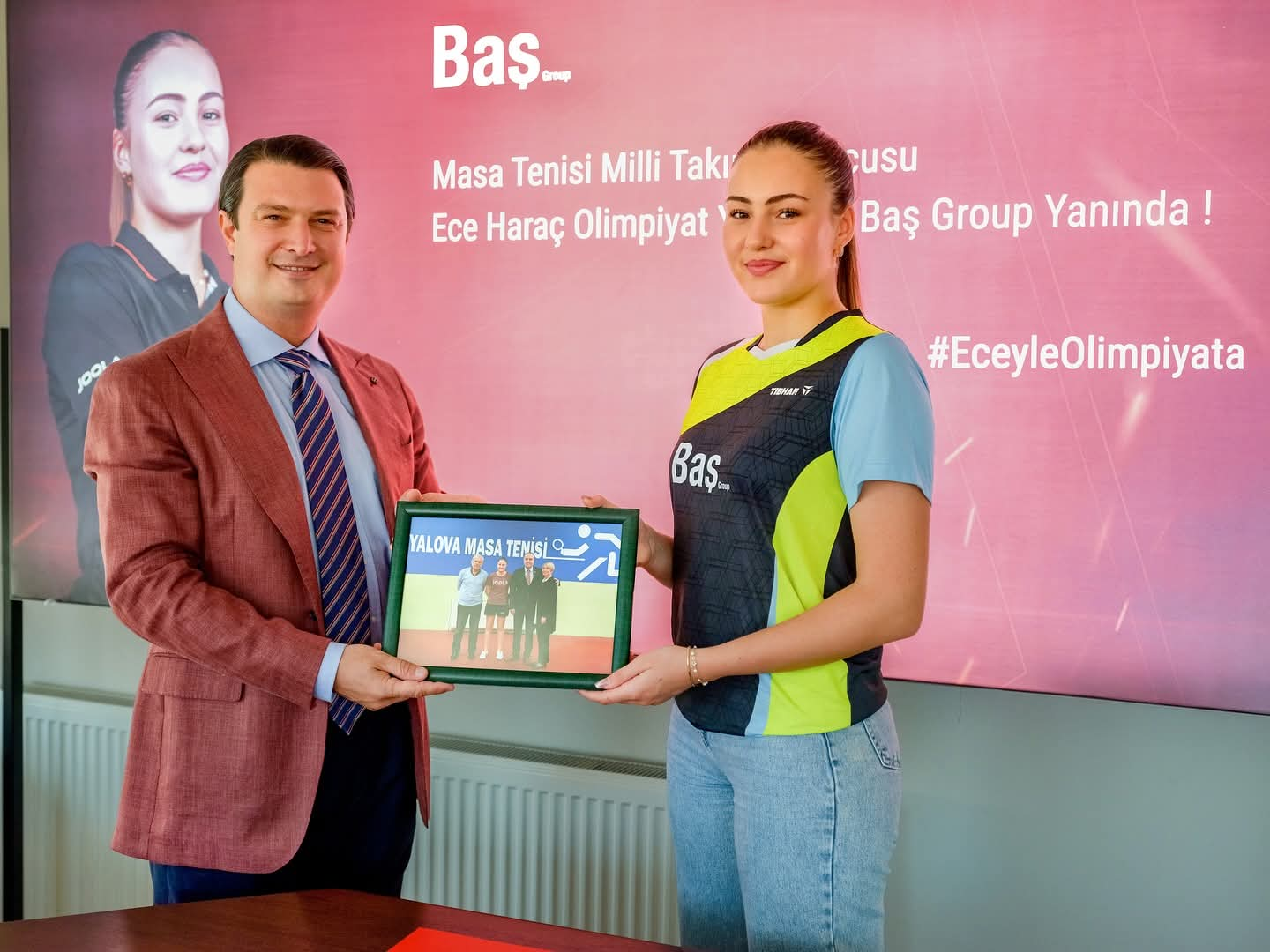 Baş Group’tan Milli Masa Tenisçi Ece Haraç’a 2028 Los Angeles Olimpiyatları Yolunda Sponsorluk Desteği