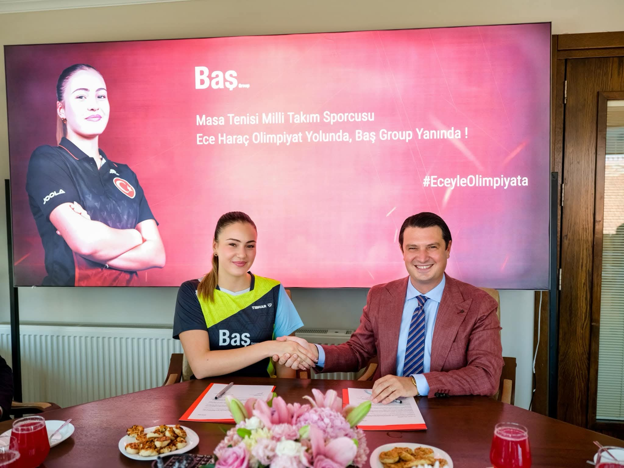 Baş Group’tan Milli Masa Tenisçi Ece Haraç’a 2028 Los Angeles Olimpiyatları Yolunda Sponsorluk Desteği