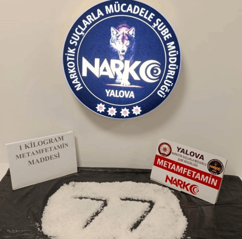Yalova’da Uyuşturucuya Geçit Yok: 1 Kilo Metamfetamin Ele Geçirildi, 7 Kişi Tutuklandı