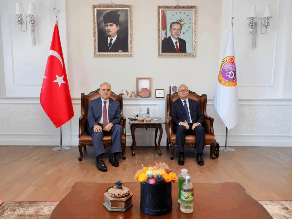 İçişleri Bakanlığı EYP ile Mücadele Koordine Müdürü Kıdemli Albay Ömer Karabulut’tan Ordu Valisi Muammer Erol’a Ziyaret