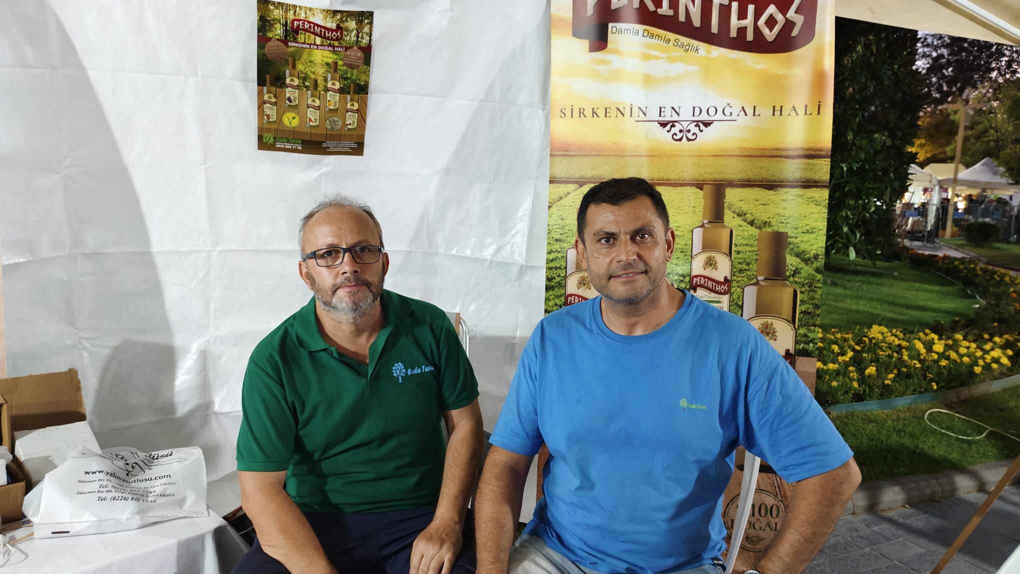 Yalova Aronya Festivalinde Perinthos Enda Tarım’dan Doğal ve Organik Ürünler