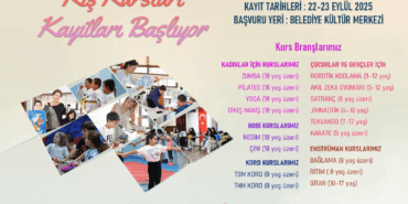 ÇİFTLİKKÖY’DE KIŞ KURSLARI KAYITLARI BAŞLIYOR