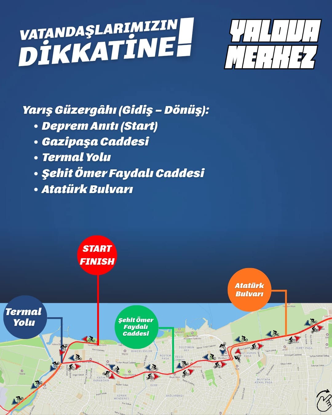 Yalova Gran Fondo 2025 Bisiklet Yarışı 28 Eylül’de Başlıyor