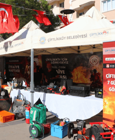 ÇİFTLİKKÖY’DE İTFAİYE HAFTASI ETKİNLİKLERİ BAŞLIYOR