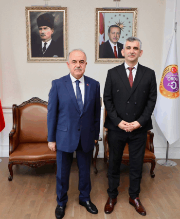 Ordu İl Sağlık Müdürü Dr. Dursun Tüzün’den Vali Muammer Erol’a Veda Ziyareti