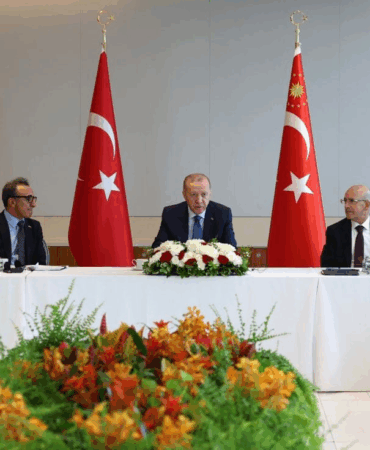 Cumhurbaşkanı Erdoğan, Türkevi’nde Türkiye-ABD İş Konseyi ile Görüştü