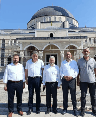 Yalova Müftüsü İlyas Yılmaztürk’ten Yalova Üniversitesi Camii İnşaatına Ziyaret
