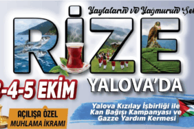 Rize Kültür Festivali Yalova’da Başlıyor: Horon, Kemençe ve Muhlama Coşkusu