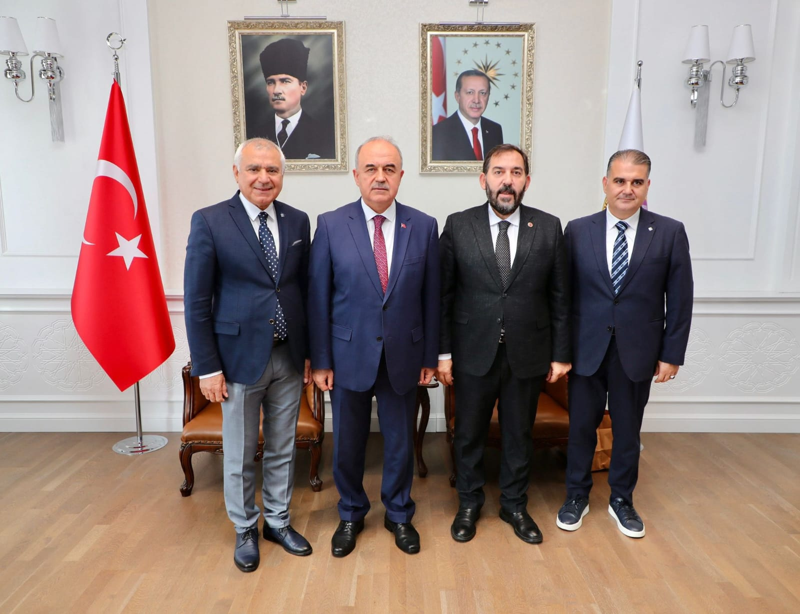 Türkiye Kent Konseyleri Birliği Başkanı Hasan Soygüzel’den Ordu Valisi Muammer Erol’a Ziyaret
