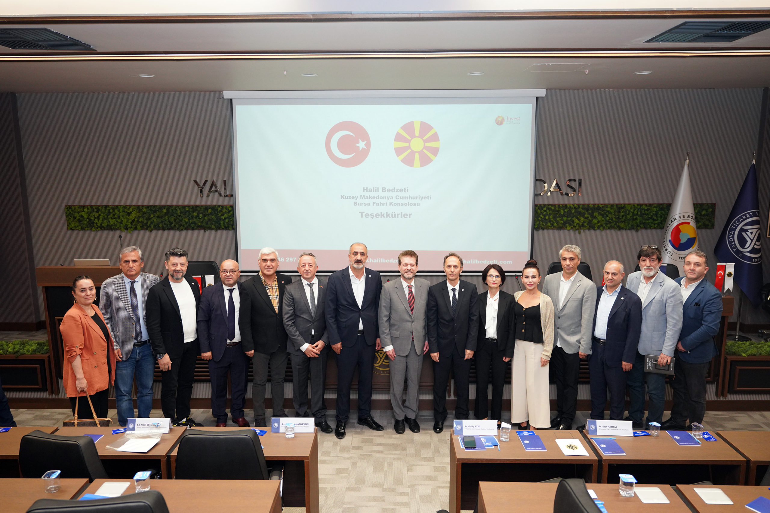 Yalova ve Orhangazi TSO’dan “Kuzey Makedonya Yatırım Fırsatları” Toplantısı