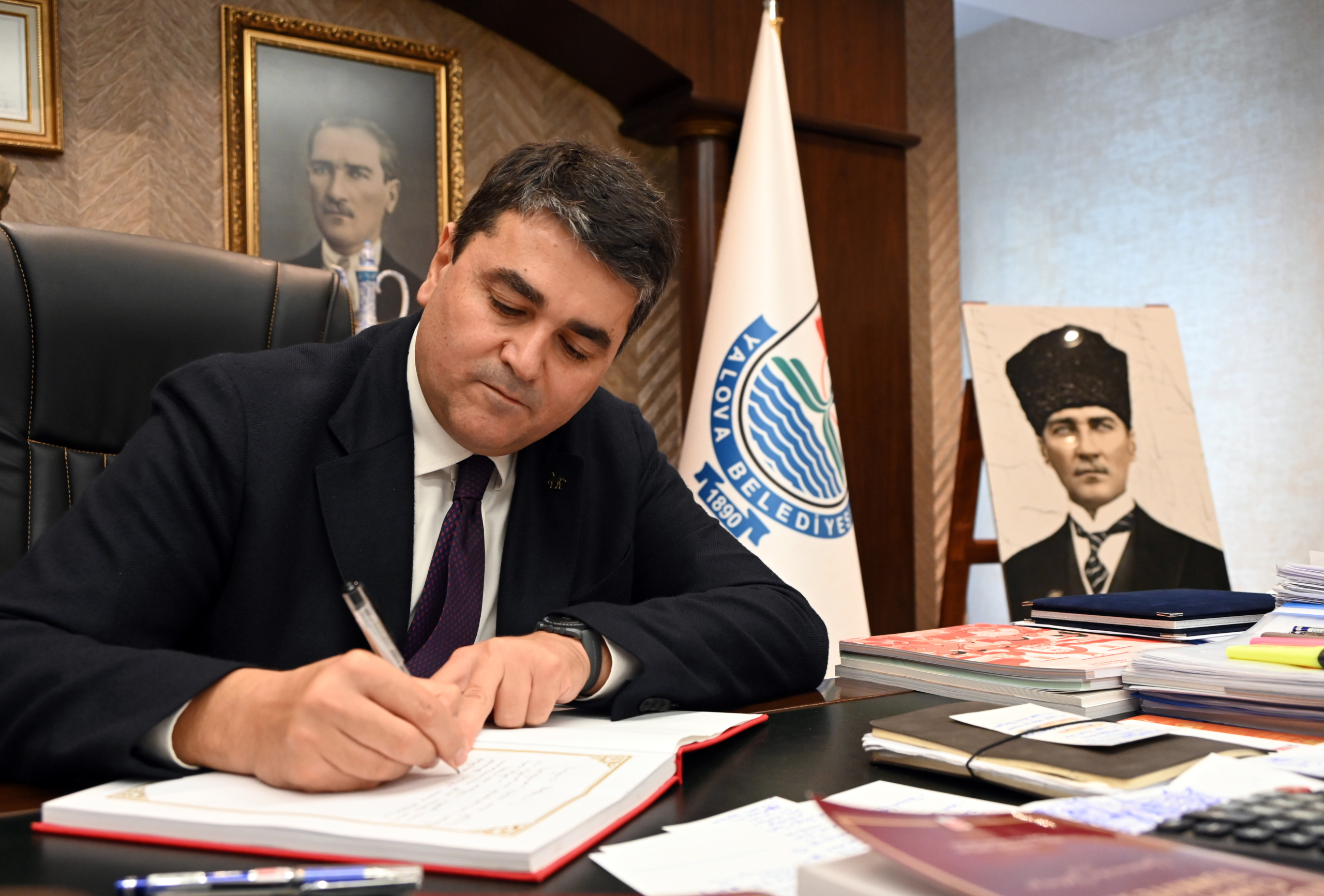 DP GENEL BAŞKANI GÜLTEKİN UYSAL’DAN BAŞKAN GÜREL’E ZİYARET