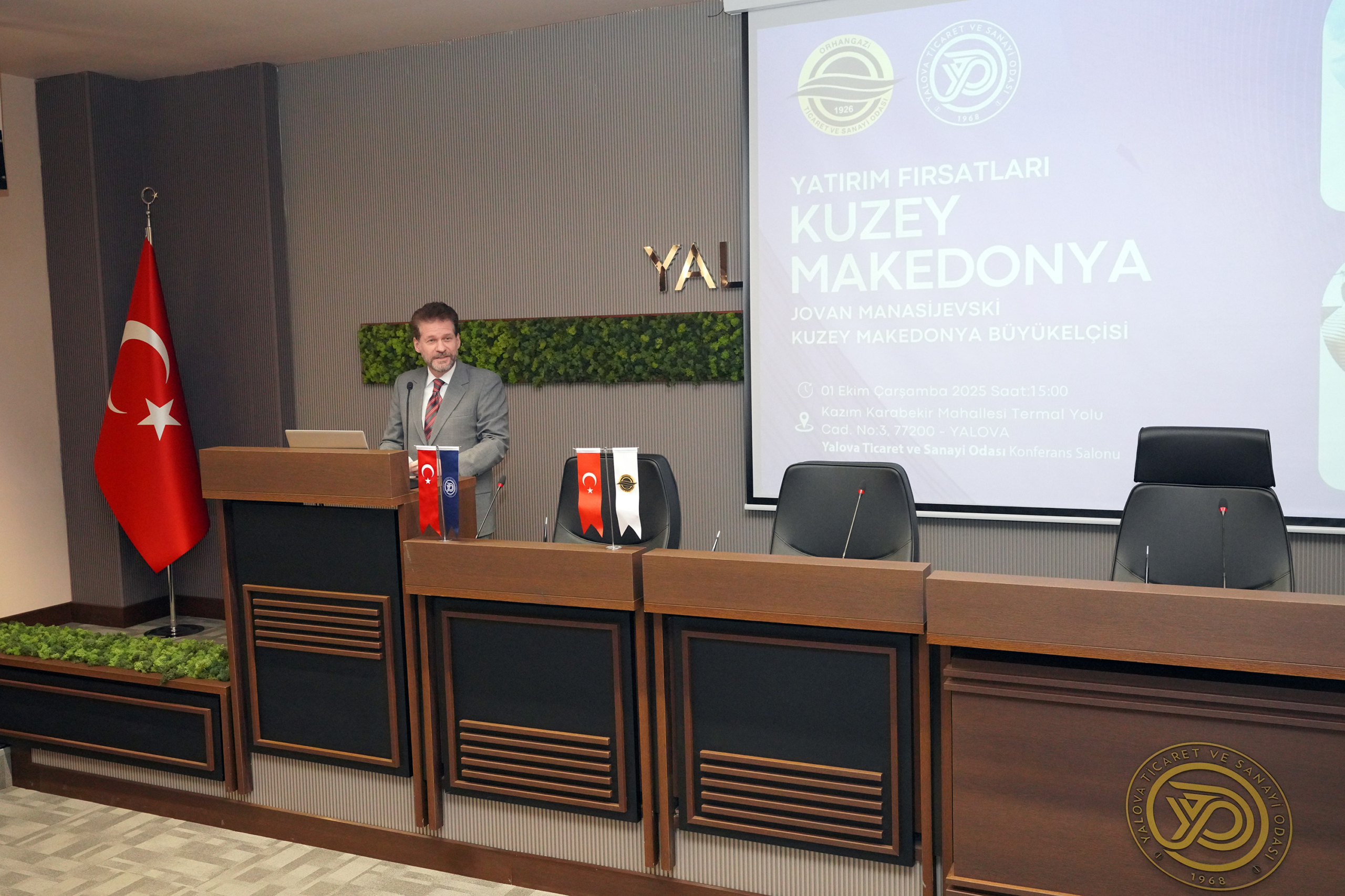 Yalova ve Orhangazi TSO’dan “Kuzey Makedonya Yatırım Fırsatları” Toplantısı