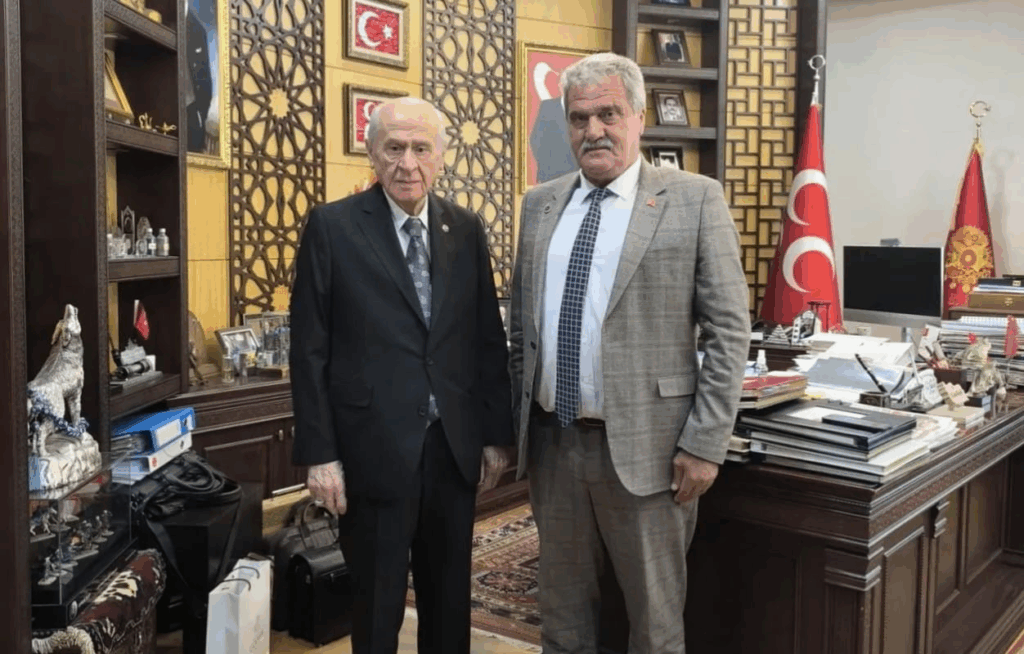 Teşvikiye Belediye Başkanı Mustafa Nurten’den MHP Lideri Devlet Bahçeli’ye Ziyaret