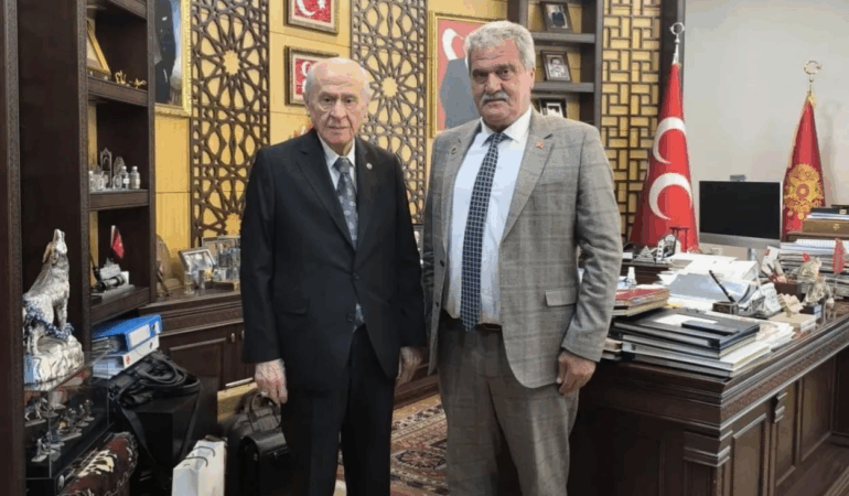 Teşvikiye Belediye Başkanı Mustafa Nurten’den MHP Lideri Devlet Bahçeli’ye Ziyaret