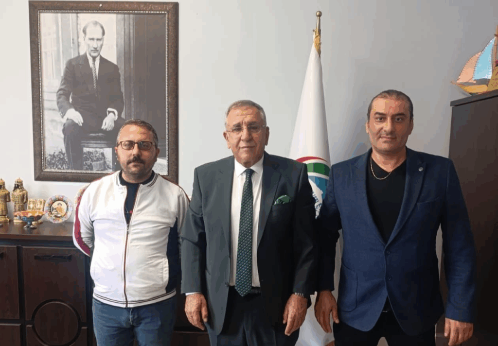 Yalova’nın Renkli Yöneticisi Vali Yardımcısı Bahattin Atçı’ya TÜV Türk Yalova İşletme Müdürü Mahmut Erdem Mısırlı’dan Ziyaret