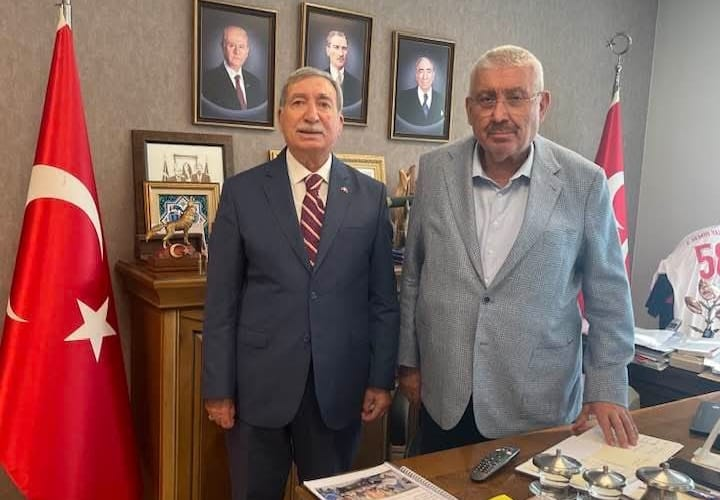 MHP Yalova İl Başkanı Güldoğan, Teşkilat Başkanı Semih Yalçın’ı Ziyaret Etti
