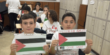 YALOVA’DA ÖĞRENCİLER FİLİSTİN İÇİN TEK YÜREK OLDU
