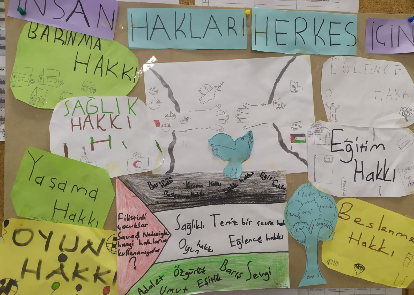 YALOVA’DA ÖĞRENCİLER FİLİSTİN İÇİN TEK YÜREK OLDU