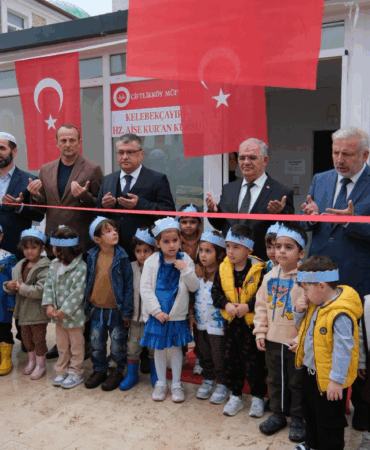 Başkan Adil Yele, Kelebek Çayırı Hz. Aişe Kur’an Kursu’nun Açılışına Katıldı