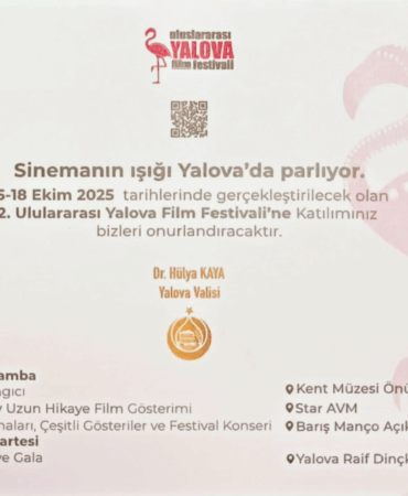 SİNEMANIN IŞIĞI YALOVA’DA PARLIYOR! 2. ULUSLARARASI YALOVA FİLM FESTİVALİ BAŞLIYOR