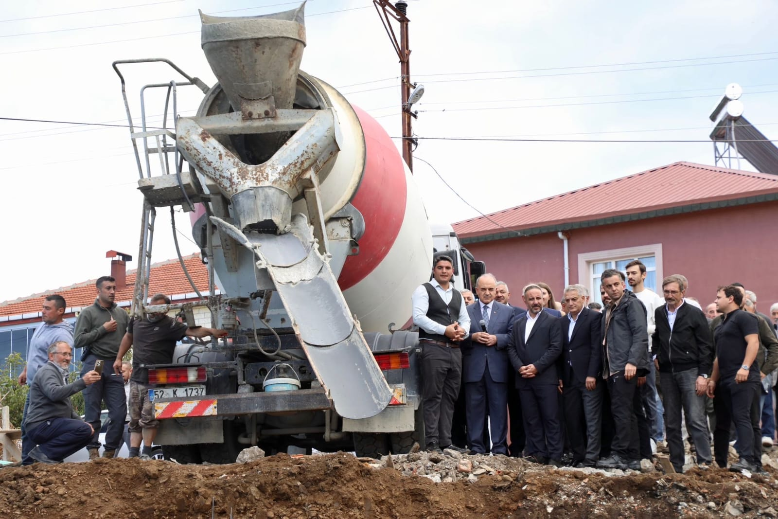 Ordu Valisi Muammer Erol, Alçakbel Camii Temel Atma Törenine Katıldı