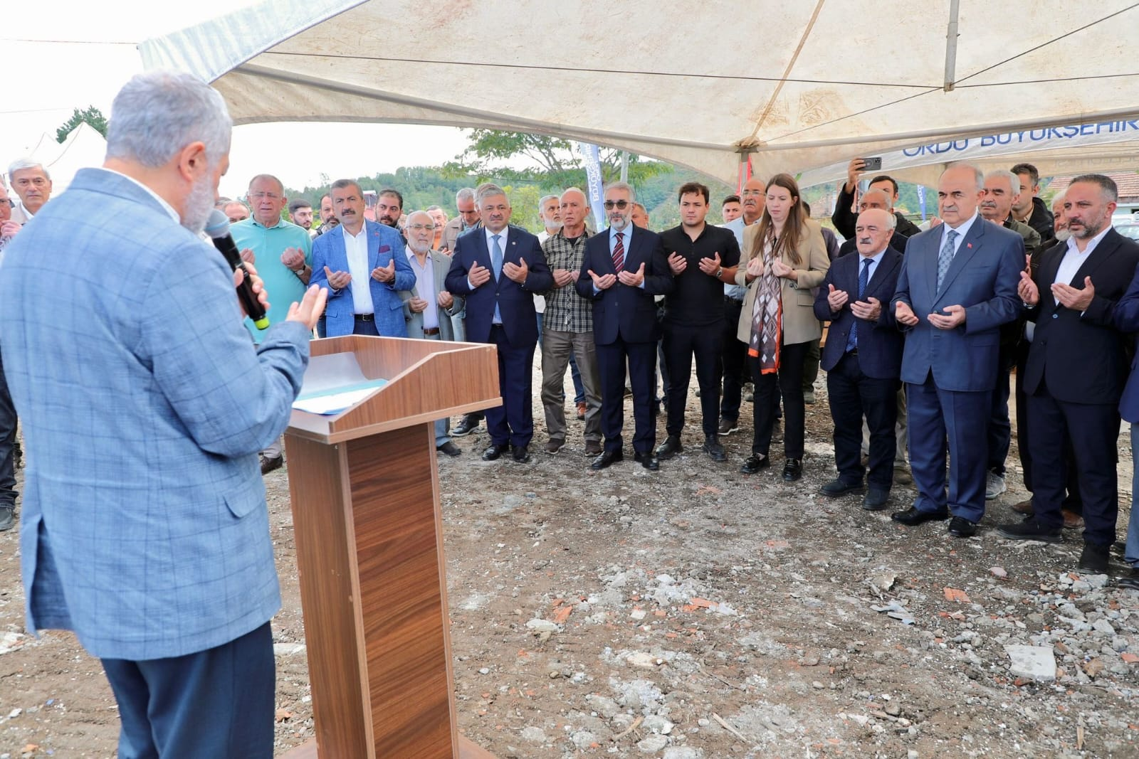 Ordu Valisi Muammer Erol, Alçakbel Camii Temel Atma Törenine Katıldı
