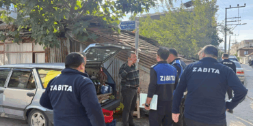ÇİFTLİKKÖY’DE ZABITADAN SEYYAR SATICILARA MÜDAHALE