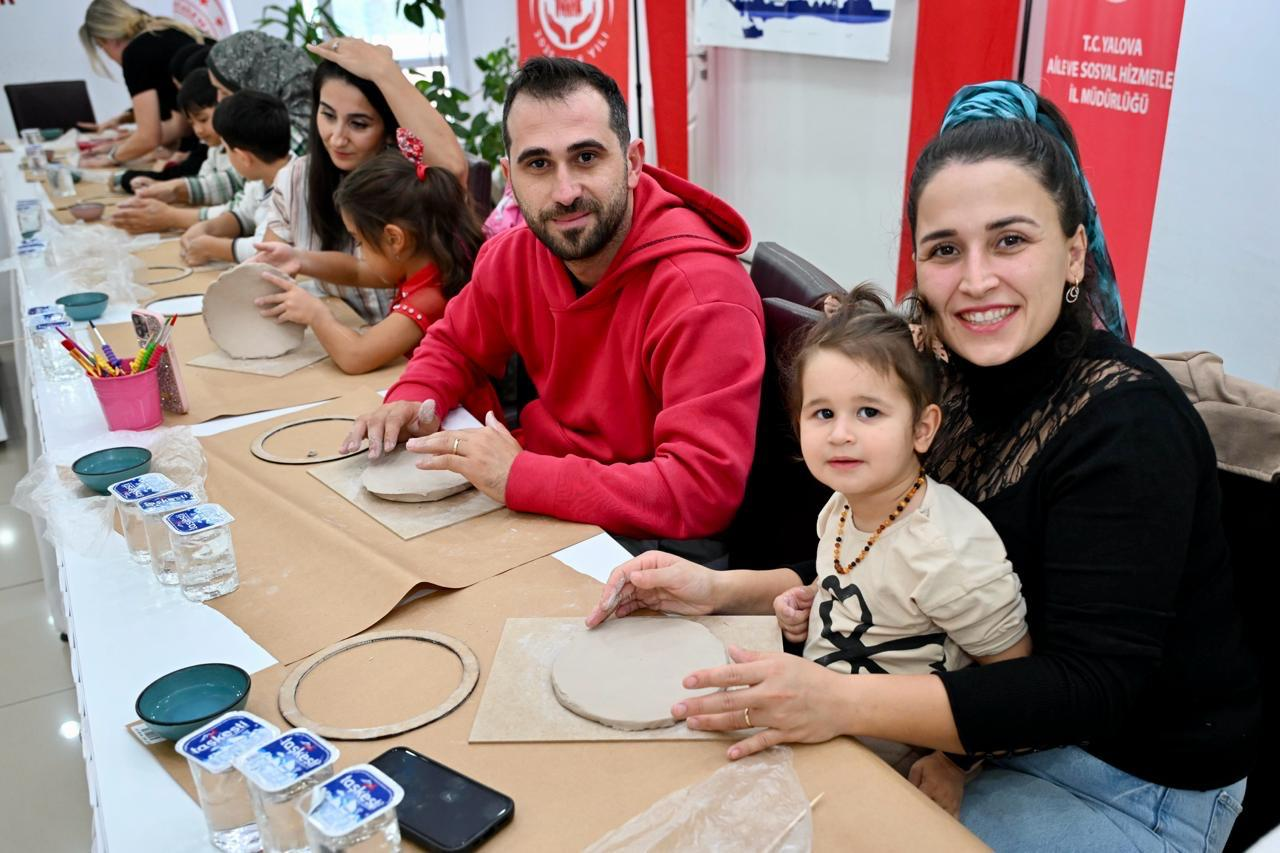 Yalova’da “Ailemle Seramik Atölyesi” ile Aile Bağları Sanatla Güçlendi