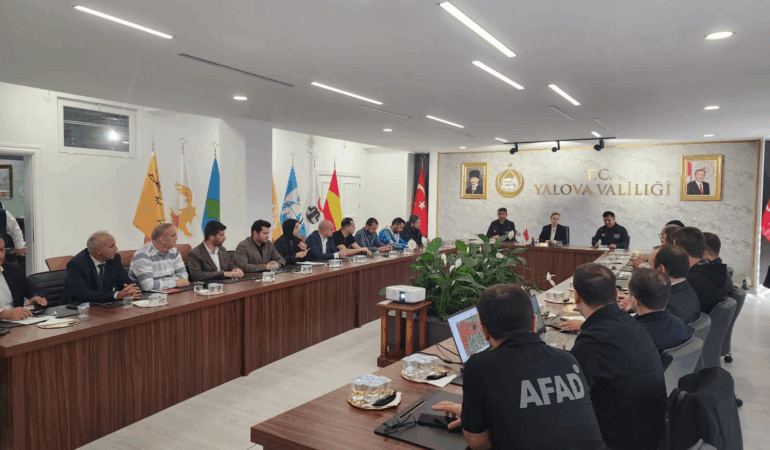 YALOVA’DA YAPI ENVANTERİ ÇALIŞMASI TOPLANTISI GERÇEKLEŞTİRİLDİ