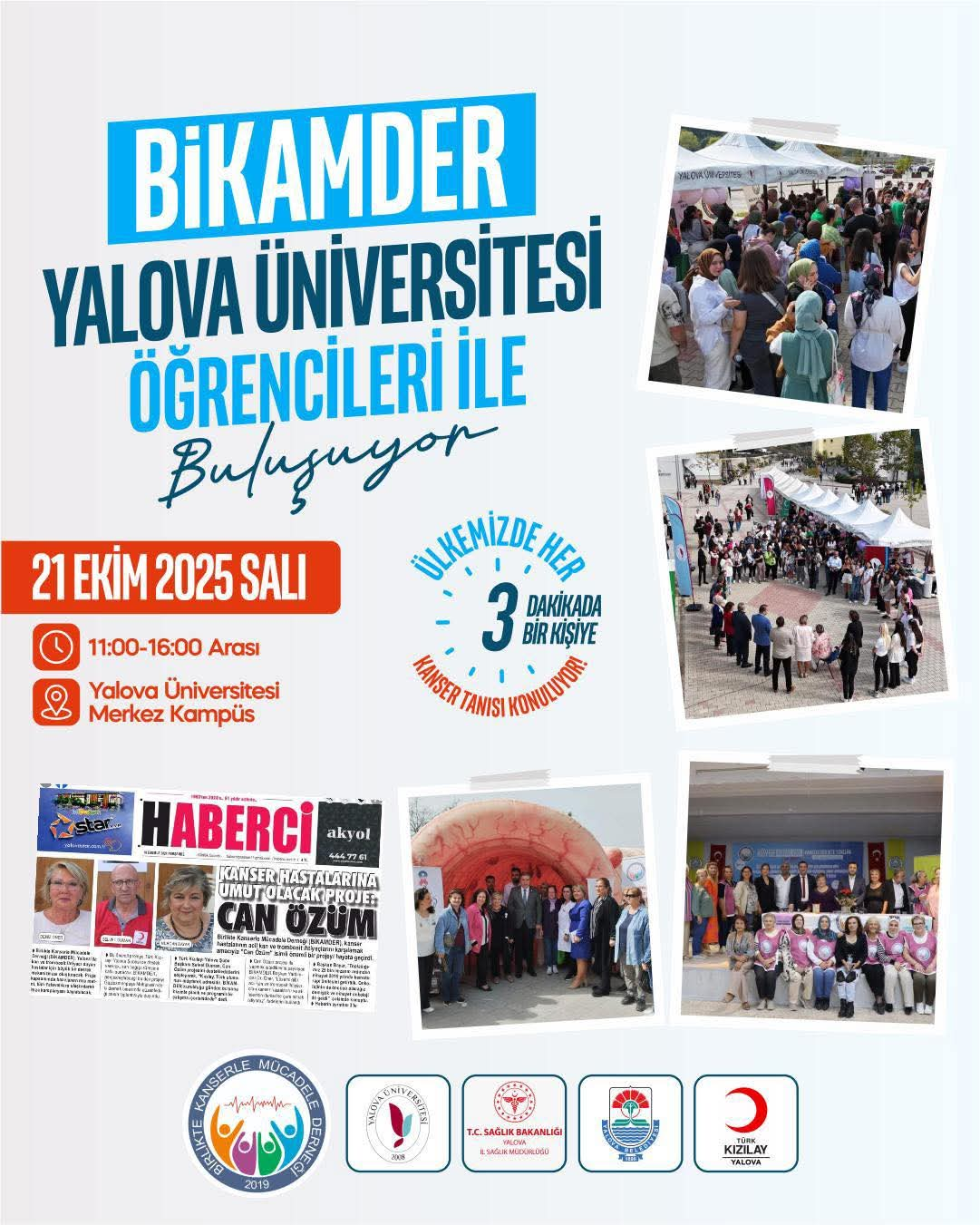 BİKAMDER, Yalova Üniversitesi’nde Meme Kanseri Farkındalığı Etkinliği Düzenliyor
