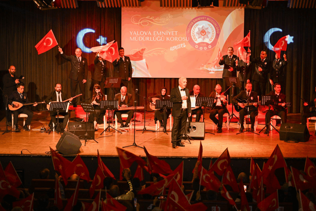 Görevde Ciddiyet, Sanatta İncelik! Polis Korosu Yalova’da Unutulmaz Bir Geceye İmza Attı