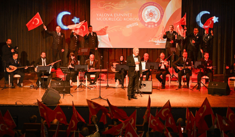 Görevde Ciddiyet, Sanatta İncelik! Polis Korosu Yalova’da Unutulmaz Bir Geceye İmza Attı