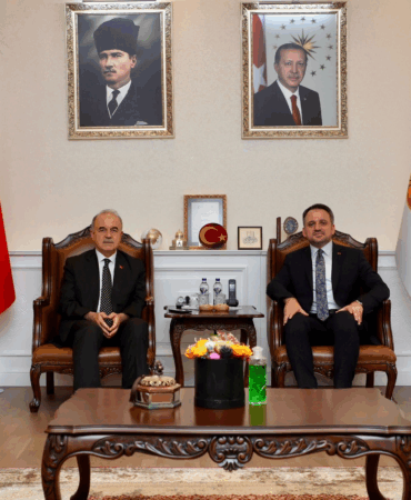 Gençlik ve Spor Bakan Yardımcısı Enes Eminoğlu, Ordu Valisi Muammer Erol’u Ziyaret Etti