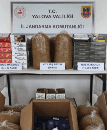 Armutlu’da Kaçak Tütün Operasyonu: 60 Kilo Tütün ve 37 Bin Makaron Ele Geçirildi