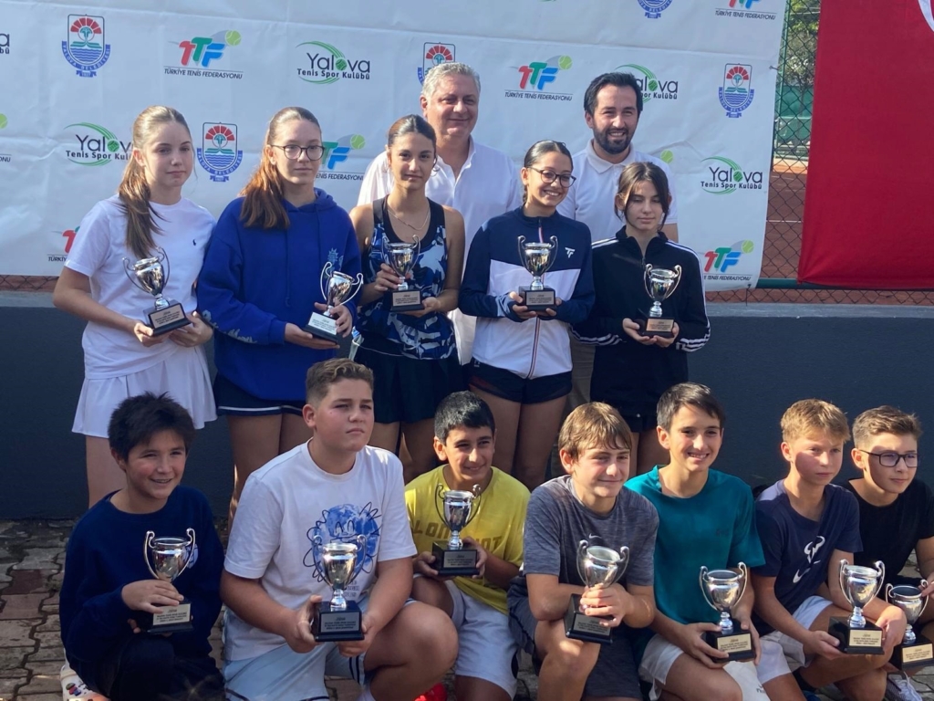 Yalova’da 14 Yaş Ulusal Tenis Turnuvası Heyecanı Yaşandı