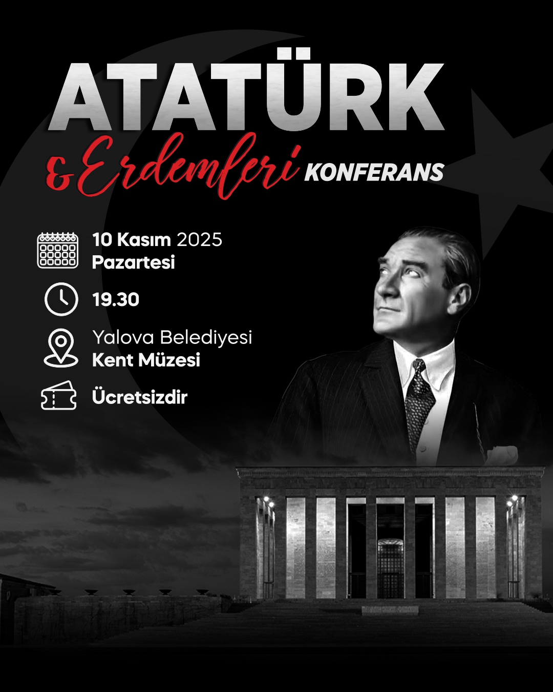 YALOVA BELEDİYESİ’NDEN 10 KASIM’A ÖZEL ANMA PROGRAMLARI 5 YALOVA BELEDİYESİ’NDEN 10 KASIM’A ÖZEL ANMA PROGRAMLARI