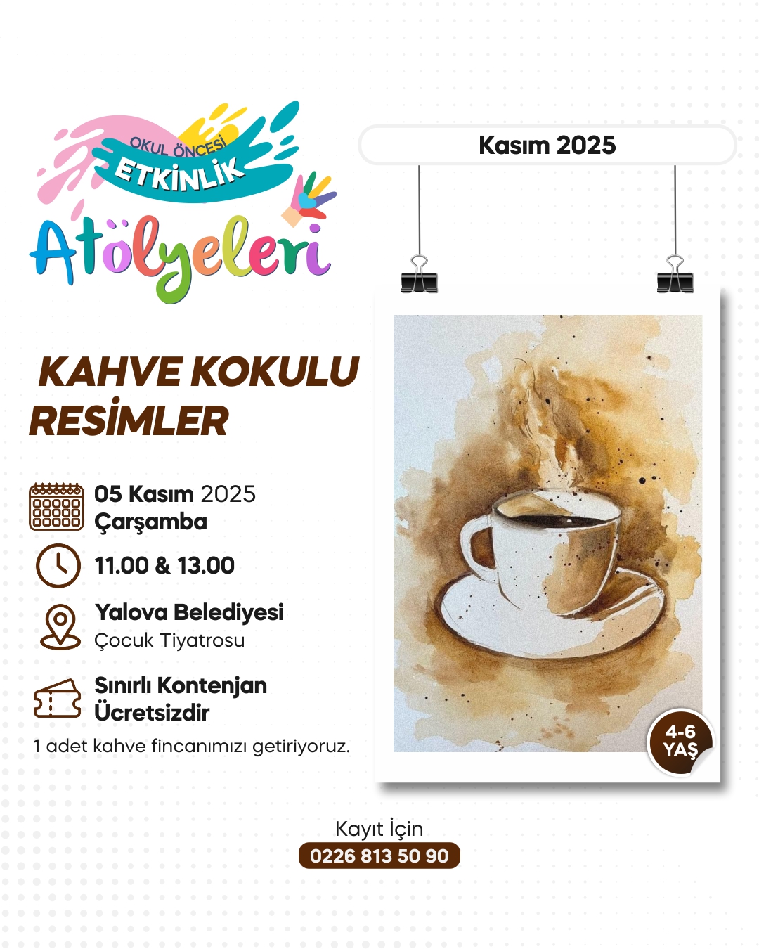 ÇOCUK TİYATROSUNDA ATÖLYELER BAŞLIYOR 4 ÇOCUK TİYATROSUNDA ATÖLYELER BAŞLIYOR