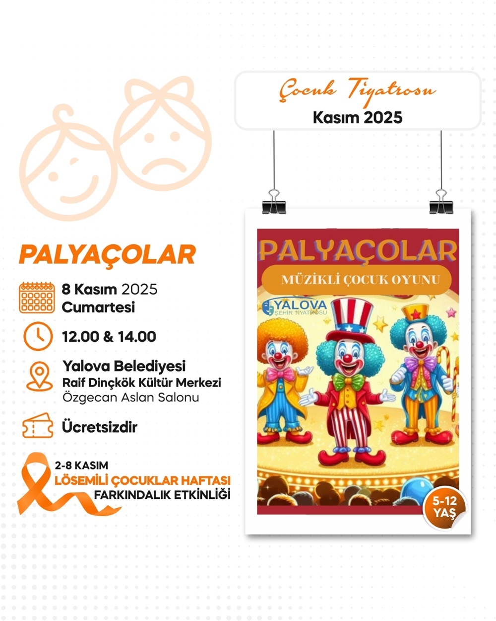 YALOVA BELEDİYESİ’NDEN ÇOCUKLARA RENKLİ KASIM ETKİNLİKLERİ