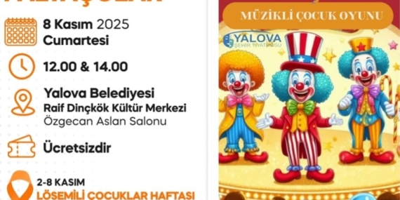 YALOVA BELEDİYESİ’NDEN ÇOCUKLARA RENKLİ KASIM ETKİNLİKLERİ