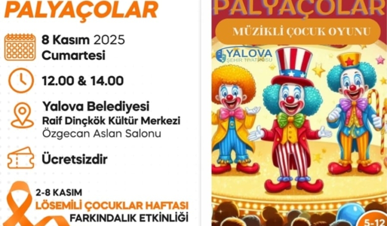 YALOVA BELEDİYESİ’NDEN ÇOCUKLARA RENKLİ KASIM ETKİNLİKLERİ