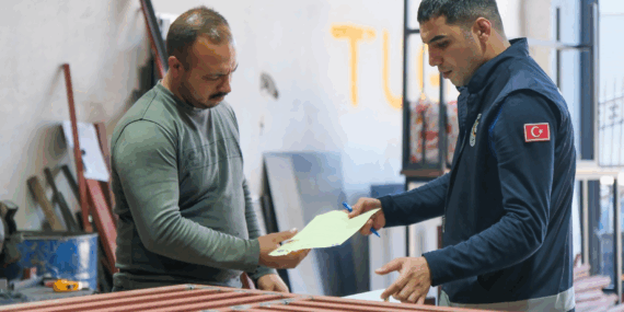 ÇİFTLİKKÖY’DE ZABITADAN ENDÜSTRİYEL ATIK DENETİMİ