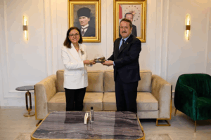 MSÜ Rektör Yardımcısı Prof. Dr. Serdar Salman’dan Yalova Valisi Dr. Hülya Kaya’ya Ziyaret