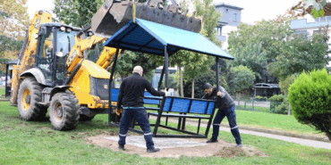 ÇİFTLİKKÖY BELEDİYESİ YENİ KENT MOBİLYALARINI DEVREYE ALIYOR