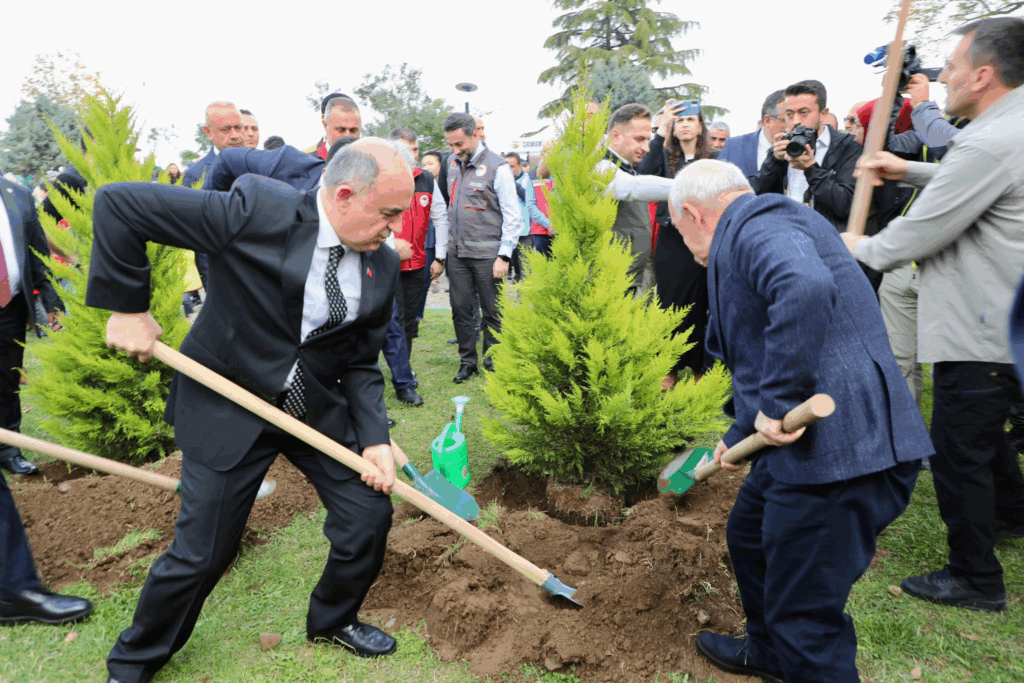 11 Kasım Milli Ağaçlandırma Günü’nde Ordu’da 210 Fidan Toprakla Buluştu