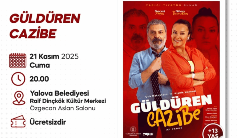 GÜLDÜREN CAZİBE’ YALOVA’DA SAHNE ALACAK 1 GÜLDÜREN CAZİBE’ YALOVA’DA SAHNE ALACAK