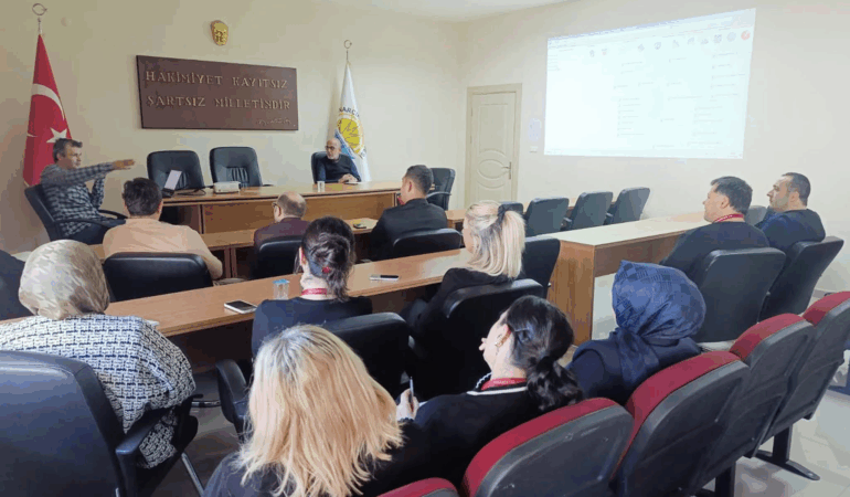 ÇINARCIK BELEDİYESİ PERSONELİNE MAKS EĞİTİMİ VERİLDİ