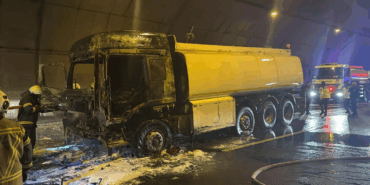 O-5 Orhangazi Tüneli’nde Su Tankeri Alev Aldı: Ölen veya Yaralanan Yok