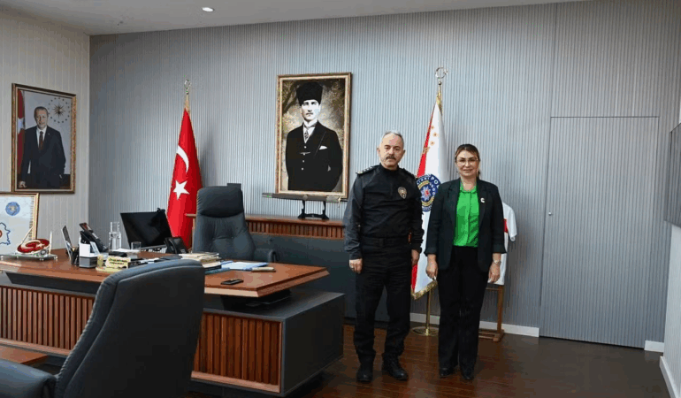 Altınova Belediye Başkanı Yasemin Fazlaca’dan Emniyet Müdürü Ümit Bitirik’e Ziyaret