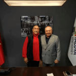 Kent Konseyi Başkanı Kenan Engin’den Osman Tanburacı’ya Ziyaret Kabulü